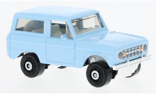 Modelauto Ford Bronco Wagon blauw 1970 1/64 Matchbox