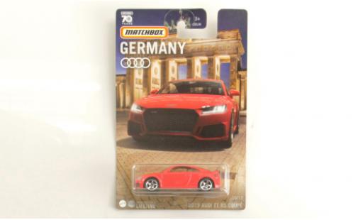 Modelauto Audi TT rs coupe rood 1/64 Matchbox