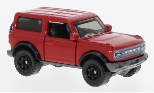 Modelauto Ford Bronco Base rood 2021 1/64 Matchbox
