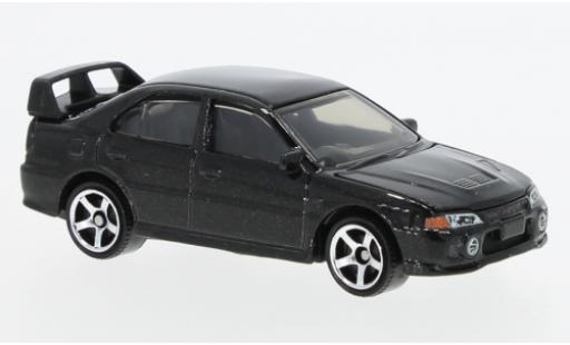 Modelauto Mitsubishi Lancer Evolution IV EVO metallic zwart 1996 1/64 Matchbox