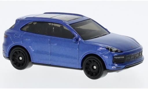 Modelauto Porsche Cayenne Turbo blauw 1/64 Matchbox