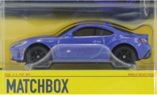 Modelauto Subaru BRZ Base metallic blauw 2021 1/64 Matchbox