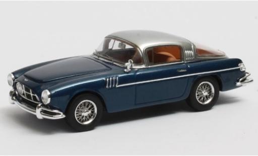 Modelauto Aston Martin DB2/4 saloon Vignale metallic blauw/grijs 1954 ch&Atilde;&cent;ssis LML/802: King Baudoin of Belgium 1/43 Matrix