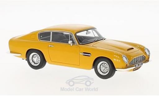Modelauto Aston Martin DB6 saloon geel RHD 1965 1/43 Matrix