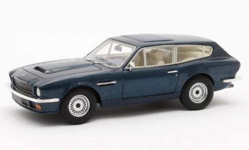 Modelauto Aston Martin V8 vantage s Shooting Brake metallic blauw 1986 1/43 Matrix