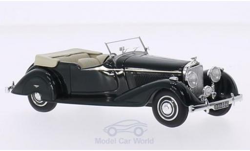 Modelauto Bentley 4.5 cabriolet 4.25 Litre Vanden Plas Tourer groen RHD 1938 Maharajah Darbhanga 1/43 Matrix