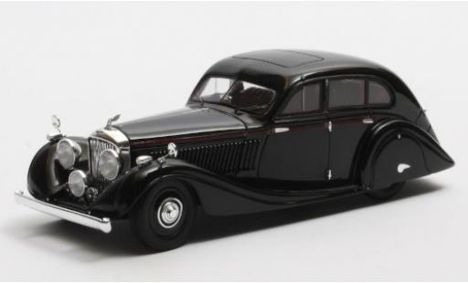 Modelauto Bentley 4.5 berline Litre Gurney-Nutting Airflow Saloon zwart RHD 1936 #B81GP 1/43 Matrix