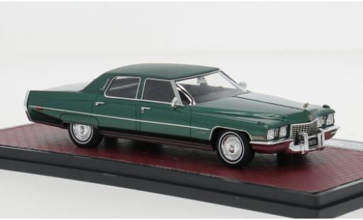 Modelauto Cadillac Fleetwood Sixty Special Brougham groen 1972 1/43 Matrix