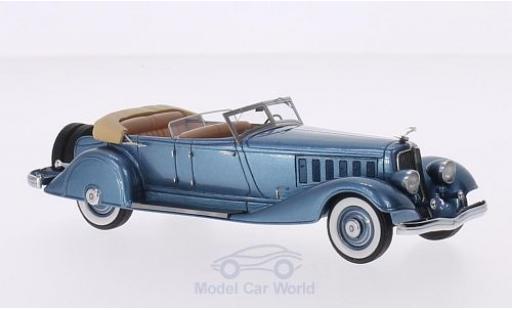 Modelauto Chrysler Imperial Phaeton Custom metallic blauw 1933 Five Passenger Pheaton 7803657 1/43 Matrix