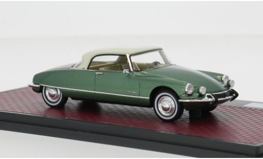 Modelauto Citroen DS 21 Grand Palais groen 1967 1/43 Matrix