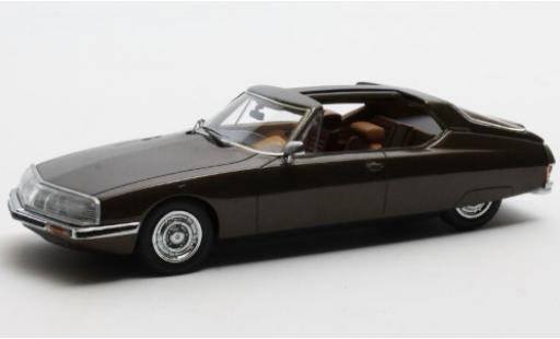 Modelauto Citroen SM Shooting Brake Heuliez Espace metallic bruin 1970 1/43 Matrix