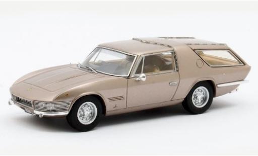 Modelauto Ferrari 330 Shooting Brake GT Vignale metallic beige 1968 #7963 1/43 Matrix