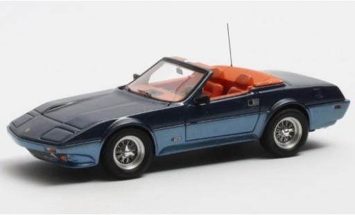 Modelauto Ferrari 365 GTB/4 GTB-4 NART Spider Michelotti metallic blauw/metallic blauw 1972 1/43 Matrix