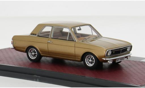 Modelauto Ford Cortina Lotus MkII gold 1966 1/43 Matrix