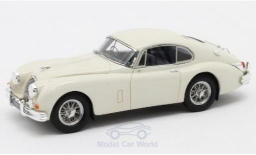 Modelauto Jaguar XK 150 S 3.8 Fastback by Hartin wit RHD 1960 #T825146/DN 1/43 Matrix