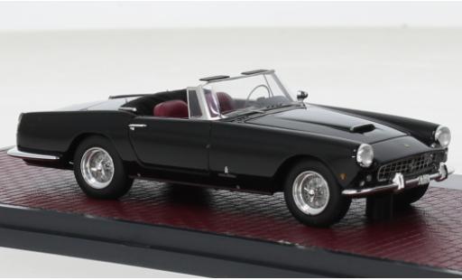 Modelauto Ferrari 250 Cabriolet GT Series II Pininfarina zwart 1960 1/43 Matrix