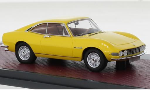 Modelauto Fiat Dino Coupe Sedan Prototipo Pininfarina geel 1/43 Matrix