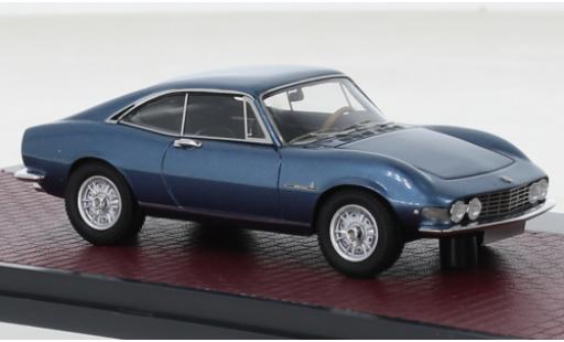 Modelauto Fiat Dino Coupe Sedan Prototipo Pininfarina metallic blauw 1/43 Matrix