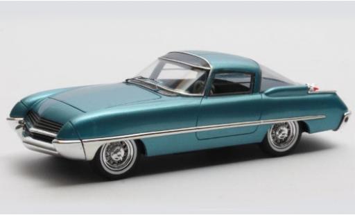 Modelauto Ford Cougar Concept 406 Car metallic blauw 1962 1/43 Matrix