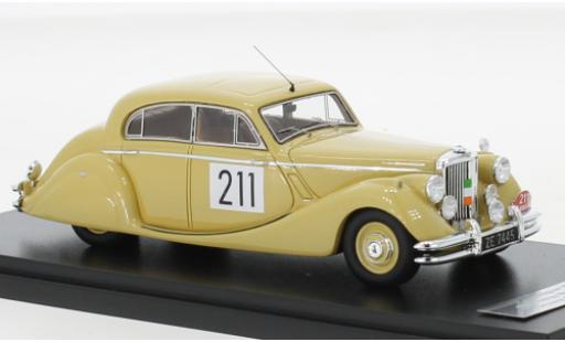 Modelauto Jaguar MK Course V RHD No.211 Rally Monte Carlo 1951 1/43 Matrix