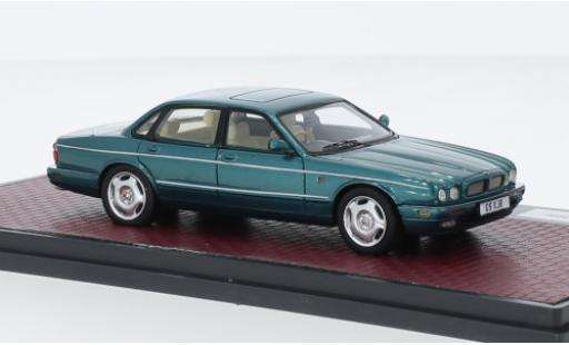 Modelauto Jaguar XJR X300 R () metallic turquoise RHD 1994 1/43 Matrix