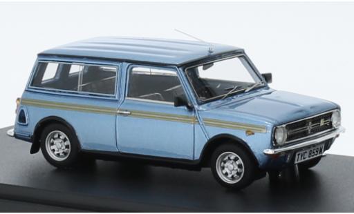 Modelauto Mini Clubman Base biens metallic blauw clair RHD 1969 1/43 Matrix