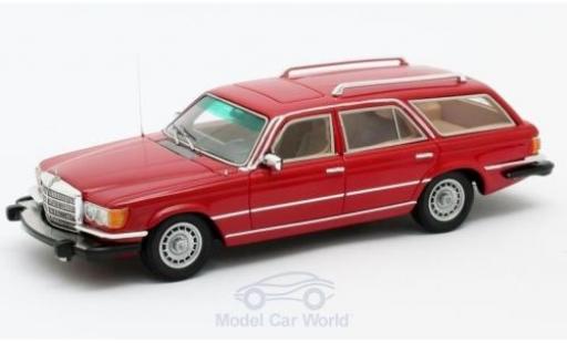 Modelauto Mercedes 350 Base SE (W116) Crayford Estate rood 1977 1/43 Matrix