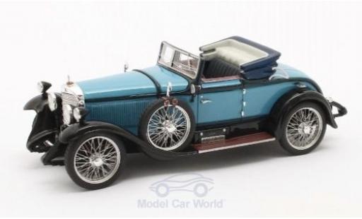 Modelauto Mercedes Classe S Base 630K Sport Cabriolet Hibbard & Darrin blauw/zwart 1927 #38182 1/43 Matrix