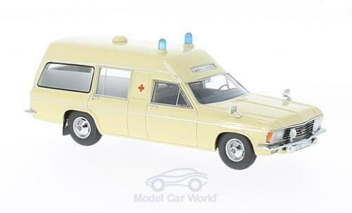 Modelauto Opel Admiral B Miesen LWB beige Ambulance 1970 1/43 Matrix