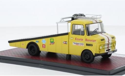 Modelauto Opel Blitz Base geel Ecurie Bonnier 1970 1/43 Matrix