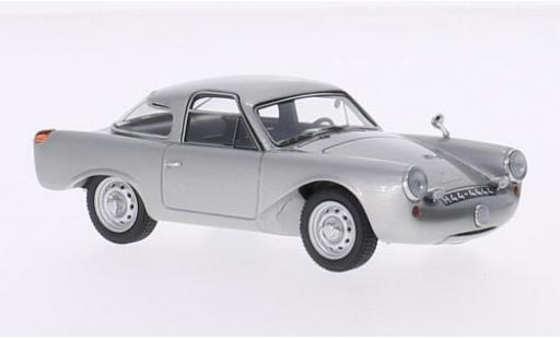 Modelauto Porsche 356 Base Gl&Atilde;&para;ckler Special Coupe grijs 1954 1/43 Matrix