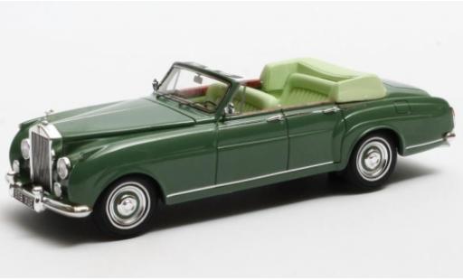 Modelauto Rolls Royce Silver Cloud DHC H.J.Mulliner 4-Door Cabriolet groen 1962 LLCB15 1/43 Matrix