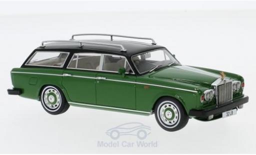 Modelauto Rolls Royce Silver Shadow Panelcraft Estate groen/zwart RHD 1980 1/43 Matrix