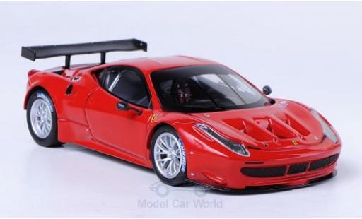 Modelauto Ferrari 458 Italia GT2 rood Pr&Atilde;&curren;sentationsfahrzeug 1/43 Hot Wheels Elite