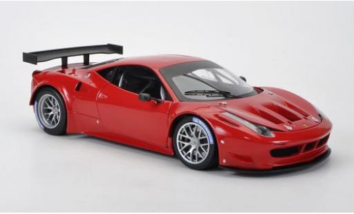 Modelauto Ferrari 458 Italia GT2 rood Pr&Atilde;&curren;sentationsfahrzeug sans Vitrine 1/18 Hot Wheels Elite
