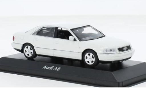 Modelauto Audi A8 berline wit 1999 1/43 Maxichamps