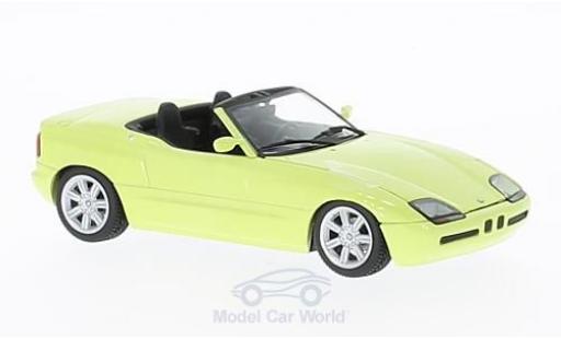 Modelauto Bmw Z1 roadster (E30) geel 1991 1/43 Maxichamps