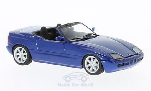 Modelauto Bmw Z1 roadster (E30) metallic blauw 1991 1/43 Maxichamps