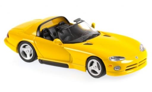 Modelauto Dodge Viper Roadster geel 1993 1/43 Maxichamps