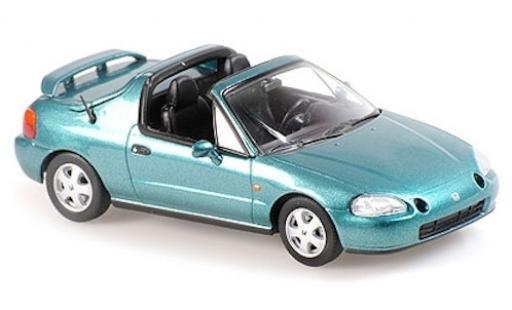 Modelauto Honda CR-X Del Sol metallic groen 1992 1/43 Maxichamps