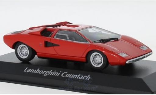 Modelauto Lamborghini Countach LP 400 rood 1970 1/43 Maxichamps
