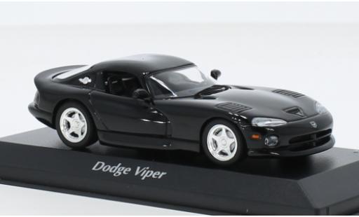 Modelauto Dodge Viper GTS zwart 1993 1/43 Maxichamps
