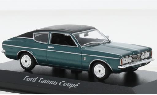 Modelauto Ford Taunus TC1 (TC I) Coupe metallic groen 1970 1/43 Maxichamps