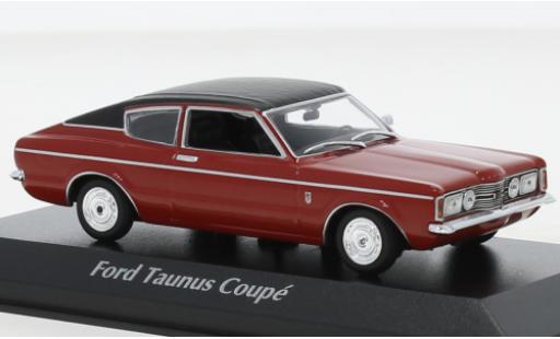 Modelauto Ford Taunus TC1 (TC I) Coupe rood 1970 1/43 Maxichamps