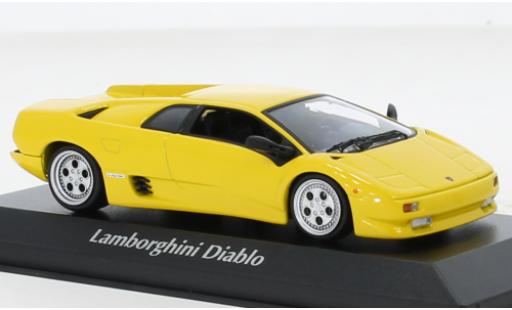 Modelauto Lamborghini Diablo Base geel 1994 1/43 Maxichamps