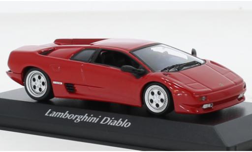Modelauto Lamborghini Diablo Base rood 1994 1/43 Maxichamps