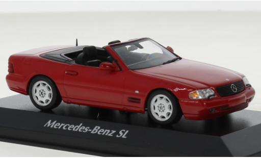 Modelauto Mercedes Classe SL Base (R129) rood 1999 1/43 Maxichamps