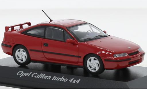 Modelauto Opel Calibra Turbo 4x4 rood 1992 1/43 Maxichamps