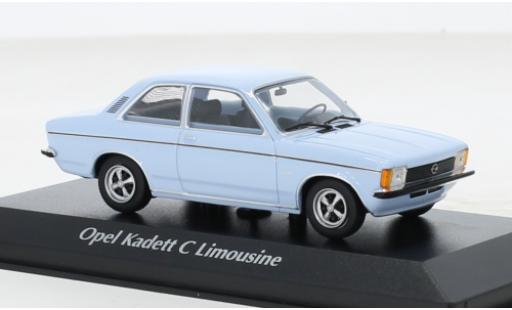 Modelauto Opel Kadett C Berlina C blauw 1978 1/43 Maxichamps