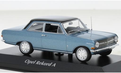 Modelauto Opel Rekord A blauw 1962 1/43 Maxichamps